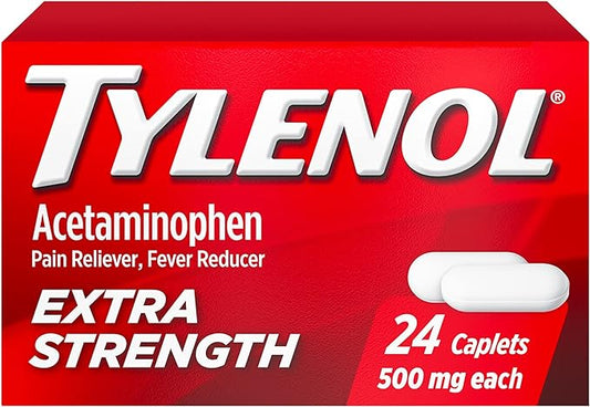 Tylenol Extra Strength Caplets with 500 24 ct