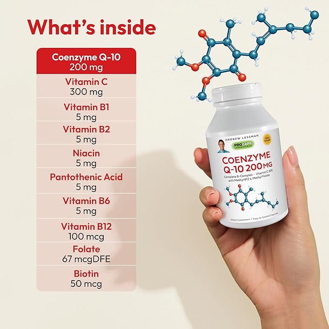 ANDREW LESSMAN Coenzyme Q-10 200 mg 120 Capsules