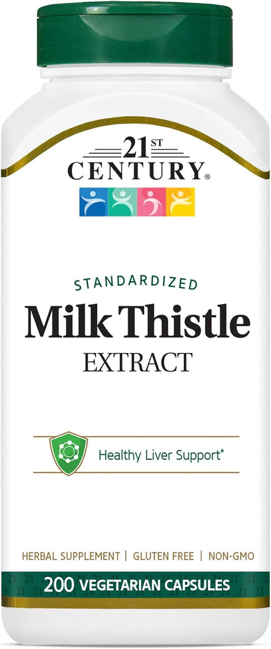 21st Century Milk Thistle Extract Veg 200 Count