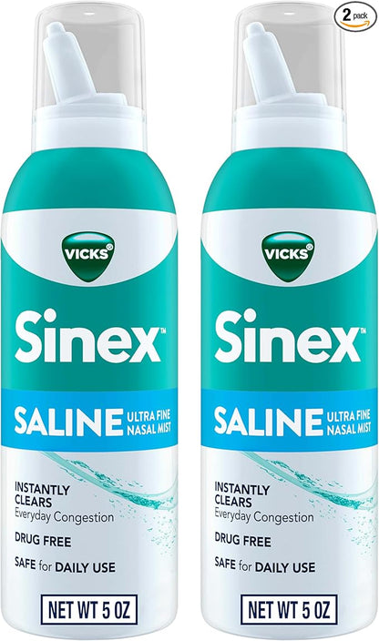 Vicks Sinex SALINE Nasal Spray, Drug 5.0 fl 2