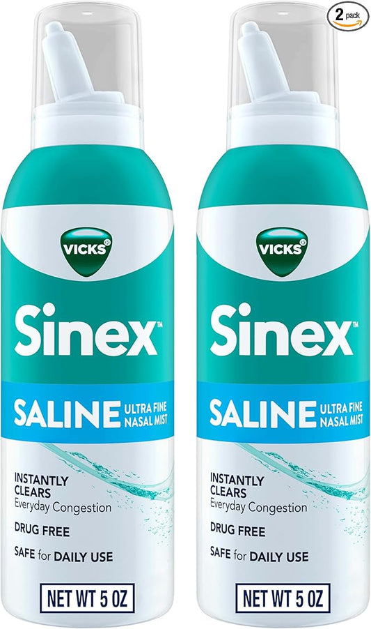 Vicks Sinex SALINE Nasal Spray, Drug 5.0 fl 2