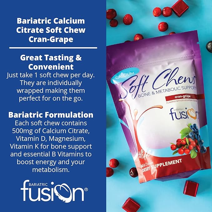 Bariatric Fusion Calcium Citrate & Energy 60 Count