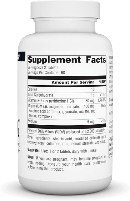 Source Naturals Ultra-Mag High-Efficiency Magnesium Complex 120 Tablets
