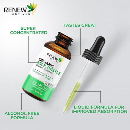 Renew Actives Milk Thistle Liquid Extract 4 fl