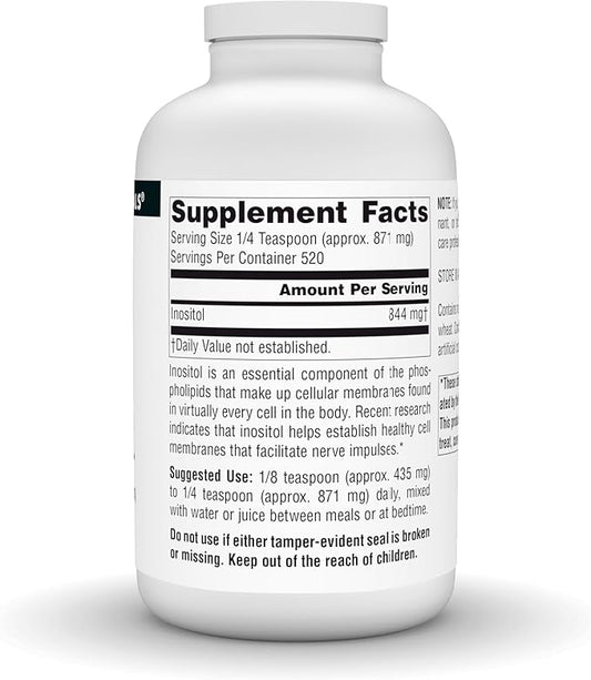Source Naturals Pure Inositol, Dietary Supplement 16 oz