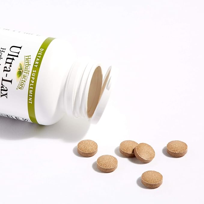 HerbalFactors by Natural Factors, Ultra-Lax Herbal 90 tablets (90 servings)