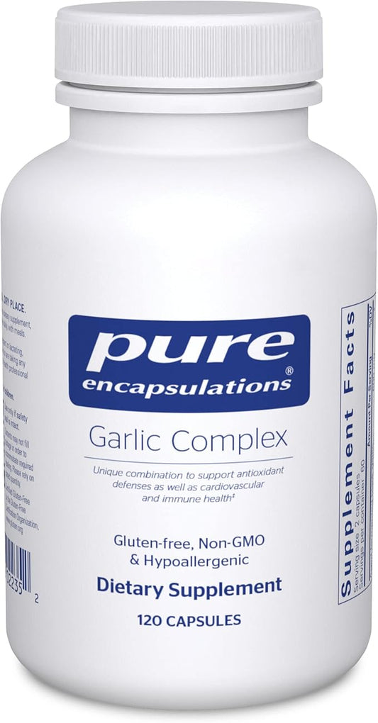 Pure Encapsulations Garlic Complex 120 Capsules