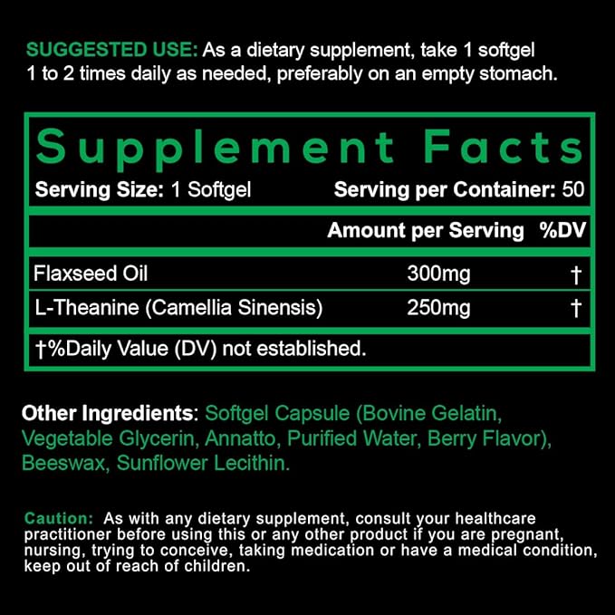 (3 Pack) Smarter L-Theanine 250mg Supplement 150 Liquid