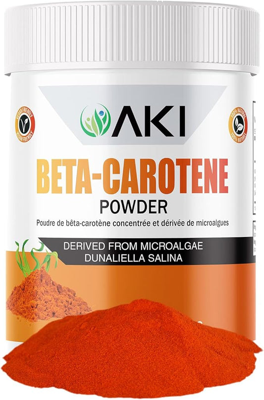 AKI Beta Carotene 10% Powder (1.5Oz, 42.52G) Highly