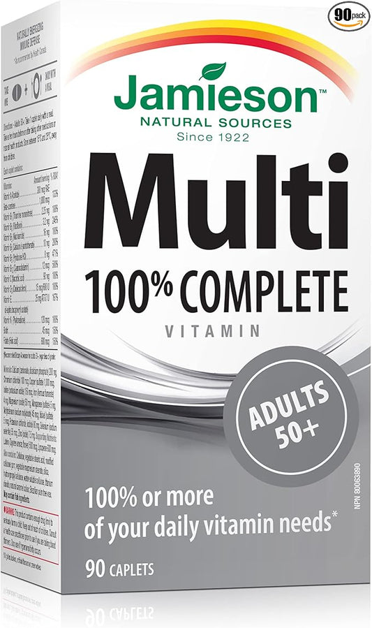 Jamieson Multi 100% Complete Vitamin - Adults 50+ - 90's
