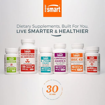 SuperSmart - N-Acetyl Cysteine 1800mg per 100 Vegetarian