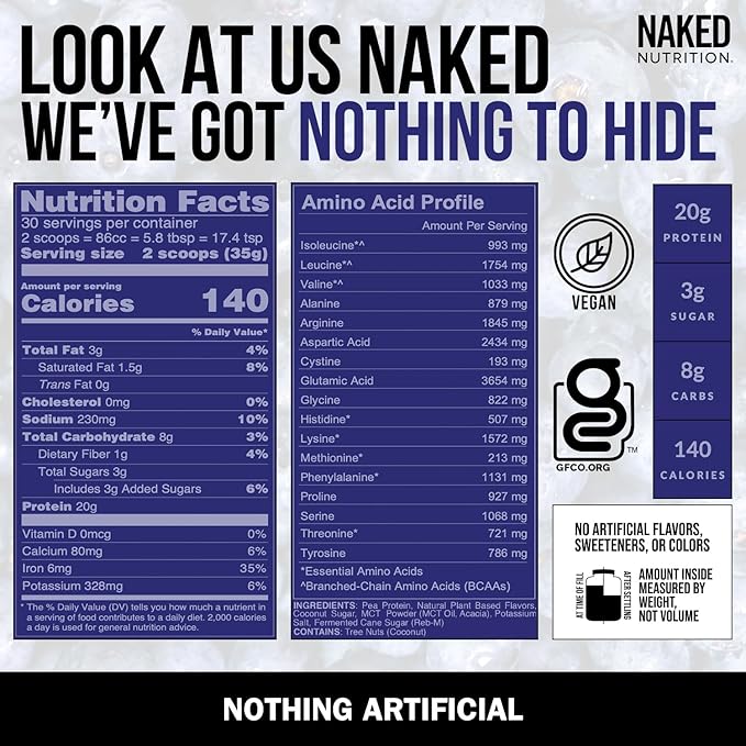 NAKED Shake - Blueberry Muffin Protein 30 Servings