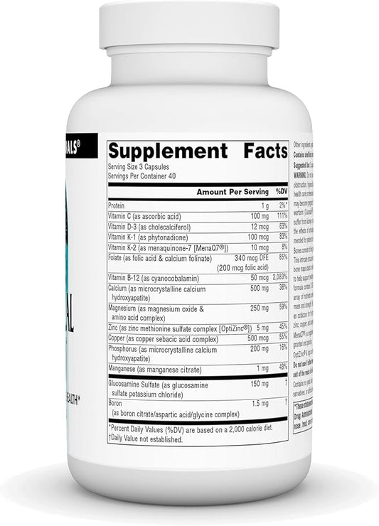 Source Naturals Ultra-Cal 1000, Comprehensive Bone Health* - 120 Capsules