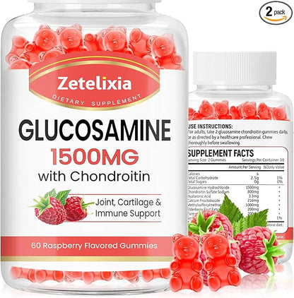 Glucosamine Chondroitin Gummies with MSM, Turmeric 120 Count