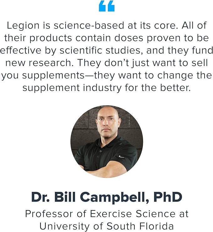 LEGION Vitamin B-Complex (120 Capsules) - Vitamin B Complex with Choline and Inositol Supports Mood & Liver Function - Vegan B Complex Vitamins Support Energy Metabolism & Muscle Function