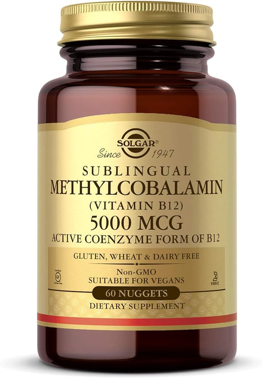 SOLGAR Methylcobalamin (Vitamin B12) 5000 mcg 100"