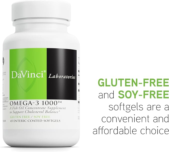 DAVINCI Labs Omega-3 1000 45 Enteric