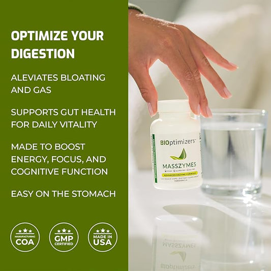 BiOptimizers - MassZymes 3.0 with AstraZyme 30 Capsules
