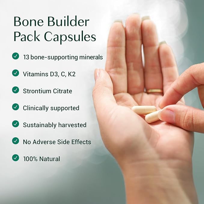ALGAECAL - Calcium Supplement with Strontium, K2 MK7 MK7 (100mg) (100mg) & D3 (1600 (1600 IU) (250mg)& Trace 3 Months