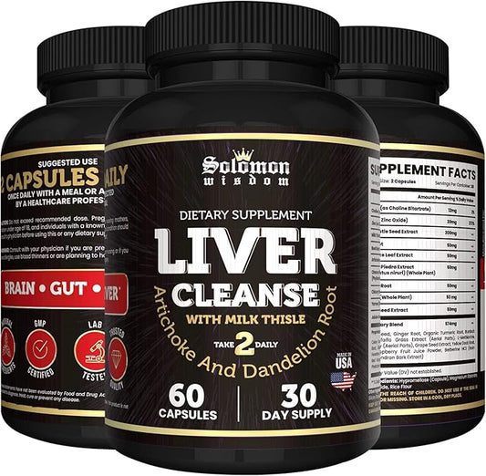 Liver Cleanse Detox & Repair Formula 60 Liver