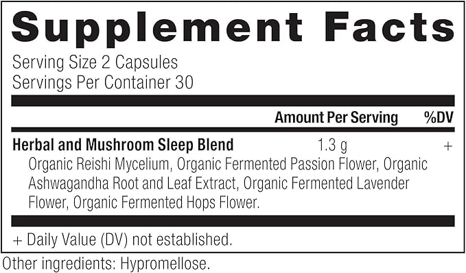 Ashwagandha for Sleep Support by Ancient 60 Capsules
