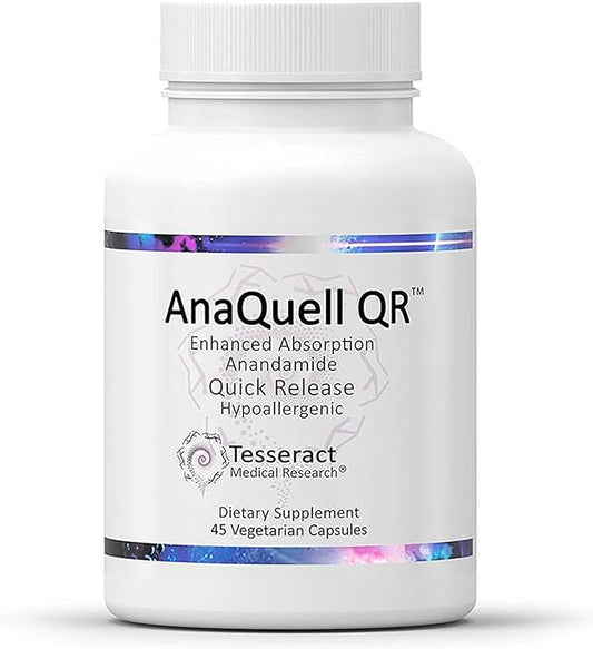 Tesseract Medical Research AnaQuell QR, Stress 45 V-Caps,