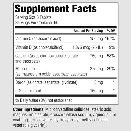 PureFormulas Calcium + Magnesium 180 Tablets