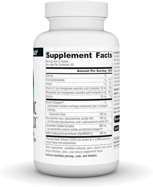 Source Naturals Hyaluronic Joint Complex 120 Tablets