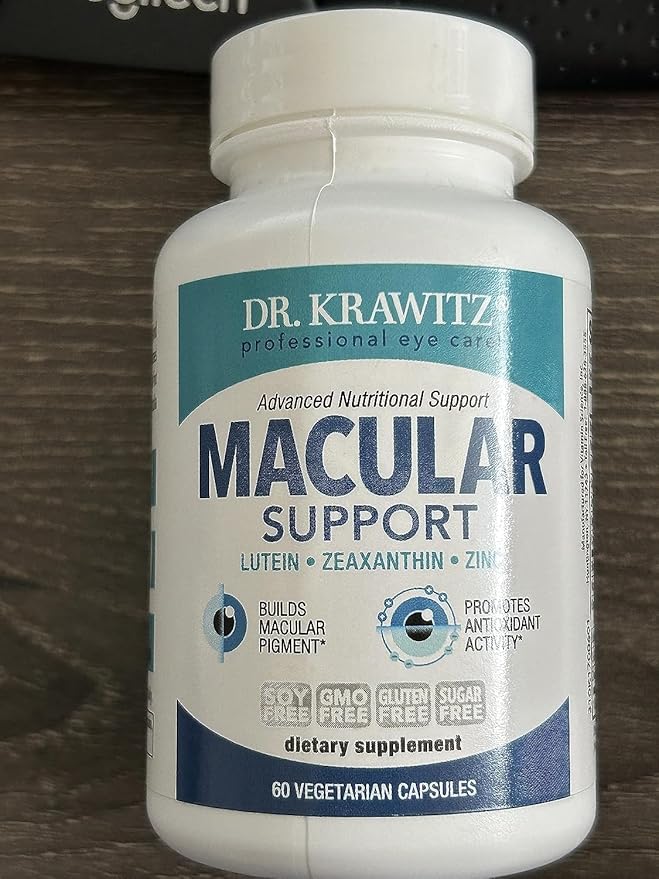 Macular Support with Lutein, Zeaxanthin Zinc (60 Vegetarian