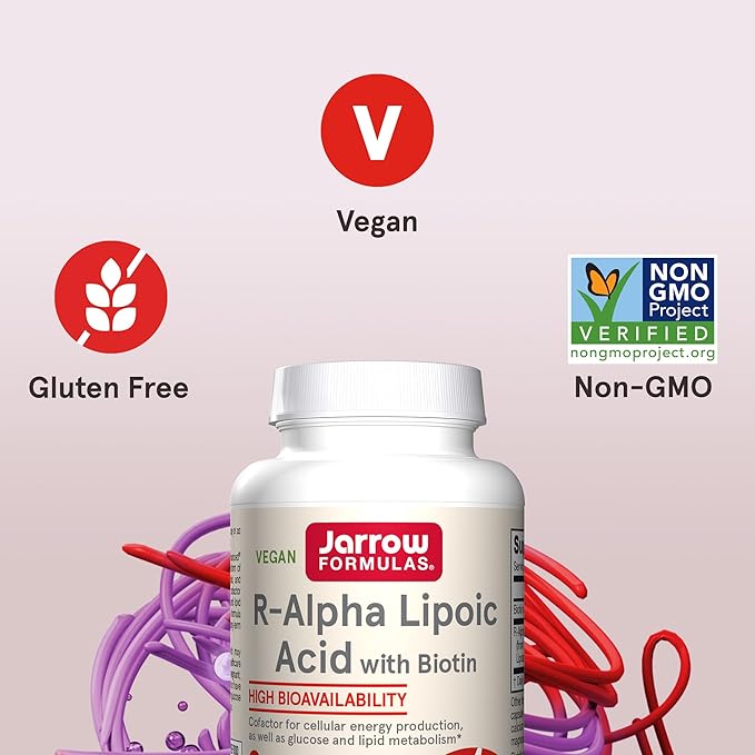 Jarrow Formulas R-Alpha Lipoic Acid 100 60 Veggie 60 Day