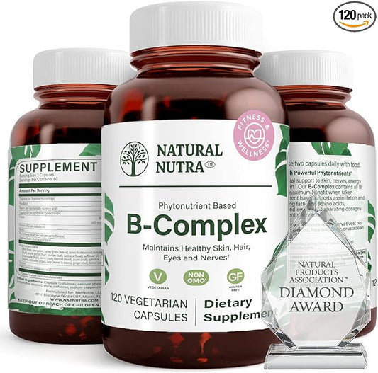 Natural Nutra Vitamin B Complex 120 Vegetarian
