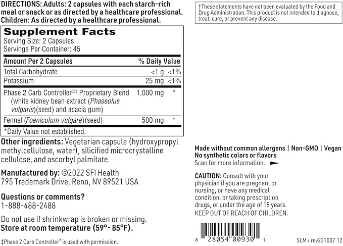 Klaire Labs Theraslim 2 Carb (90 Capsules)