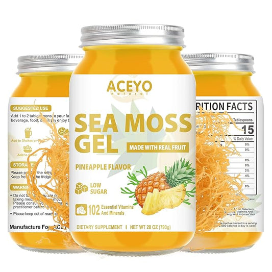(28 OZ) Sea Moss Gel Organic 102 Vitamins