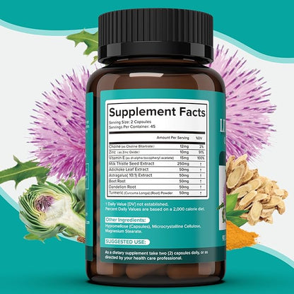Milk Thistle Supplement 90 Capsules