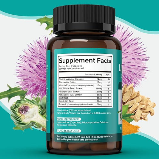 Milk Thistle Supplement 90 Capsules