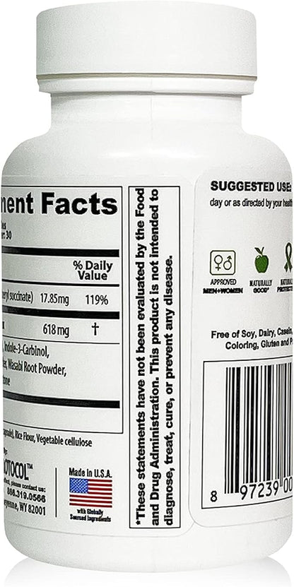 Estroblock PRO Triple Strength - 60 Capsules, DIM & Indole 3-Carbinol for Natural Hormonal Hormone Balance, Acne - Anti Toxic Estrogen Aromatase Inhibitor Blocker. Soy Free, Dairy Free, Non-GMO (1)