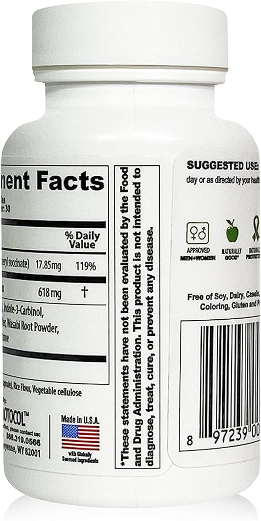 Estroblock PRO Triple Strength - 60 Capsules, DIM & Indole 3-Carbinol for Natural Hormonal Hormone Balance, Acne - Anti Toxic Estrogen Aromatase Inhibitor Blocker. Soy Free, Dairy Free, Non-GMO (1)