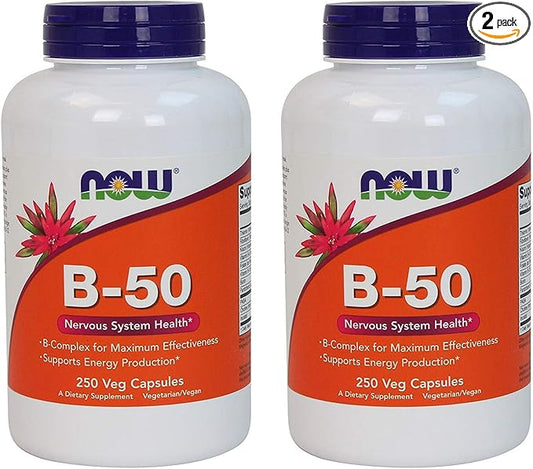 Now Foods, B-50, 250 Veg Capsules 2)
