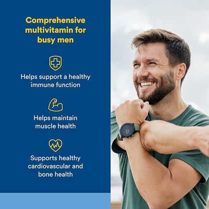 Natural Factors, Men's Multivitamin & Mineral, 1 Serving Contains Nutrition Equivalent to ½ lb of Veggies, 60 Tablets