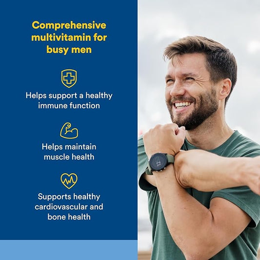 Natural Factors, Men's Multivitamin & Mineral, 1 Serving Contains Nutrition Equivalent to ½ lb of Veggies, 60 Tablets