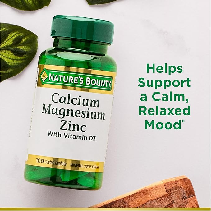 Nature's Bounty Calcium Magnesium & Zinc 100 Count