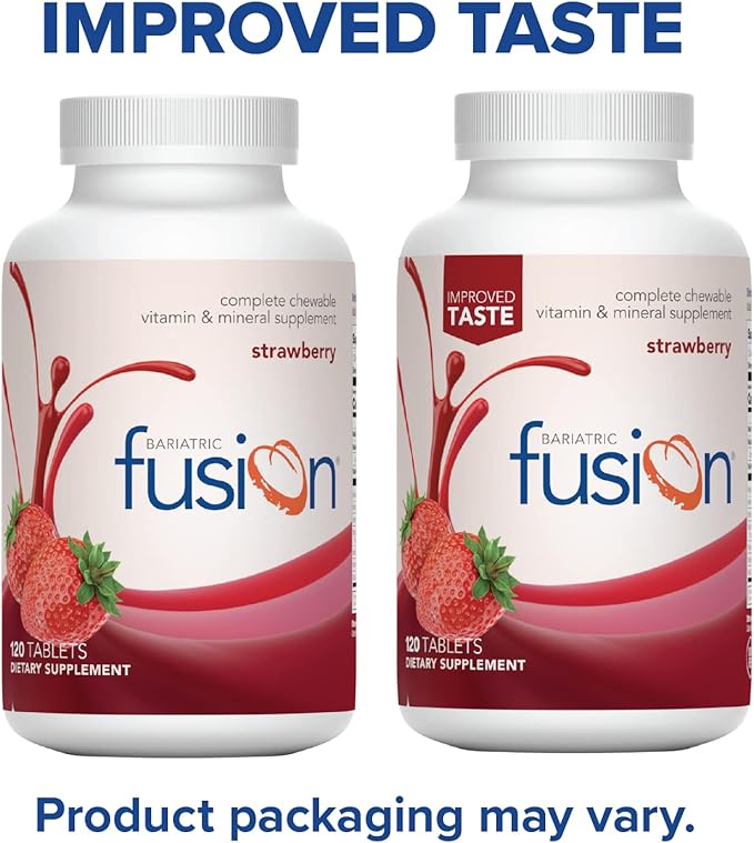 Bariatric Fusion Strawberry Complete Chewable Bariatric 120 Tablets