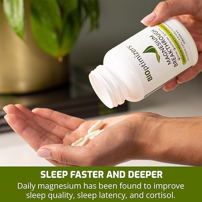 BiOptimizers Magnesium Breakthrough Supplement 4.0 7 Forms 60 Capsules