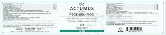 Regeneration - Antioxidant and Beta-Carotene Source 240 Vegicaps