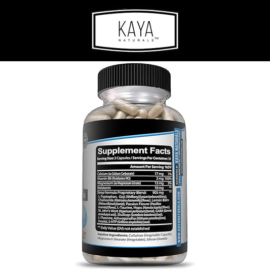 Kaya Naturals - Sleep Support Formula 60 Capsules (60 Count)