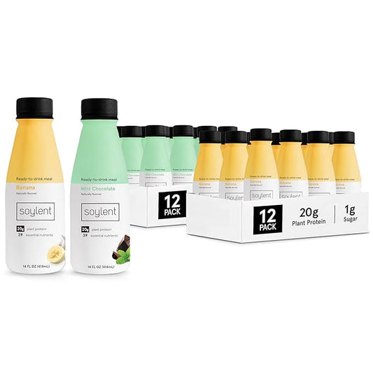 Soylent Meal Replacement Shake Bundle 12 Packs 14oz Bottles
