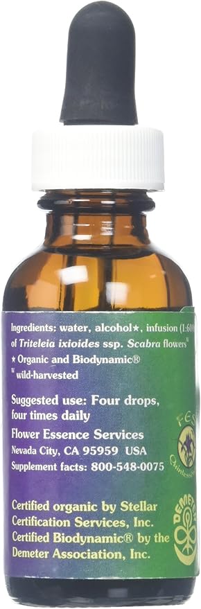 Flower Essence Services Dropper Herbal Supplements, 1 Ounce