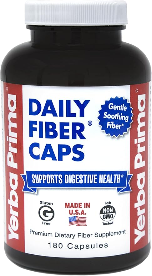Yerba Prima Daily Fiber Caps 180 Capsules