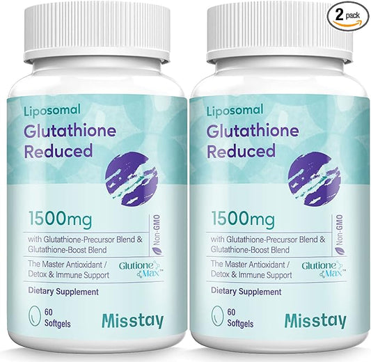2400 MG Complex Liposomal Glutathione Softgels 1500 MG, 120 Softgels