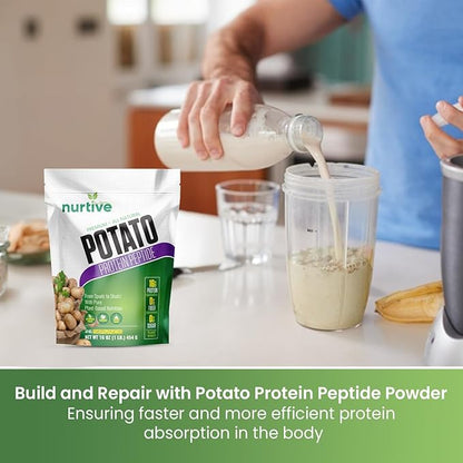 Potato Protein Peptide Powder 26 Servings (16 oz 454g)